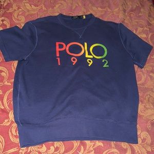 Polo Ralph Lauren 1992 Sweatshirt short sleeve size L
